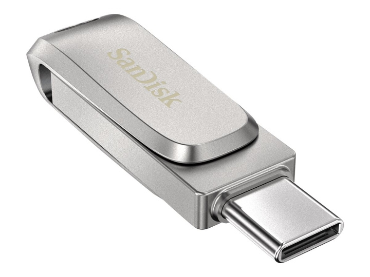 SanDisk Ultra Dual Drive Luxe 1TB USB 3.1 Gen 1 / USB-C Silver in de groep HOME ELECTRONICS / Opslagmedia / USB-geheugen / USB 3.1 bij TP E-commerce Nordic AB (C75778)