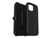 Otterbox Defender Series Protective Case Black Apple iPhone 13, 14, 15 in de groep SMARTPHONE & TABLETS / Mobielbescherming / Apple / iPhone 13 bij TP E-commerce Nordic AB (C75797)