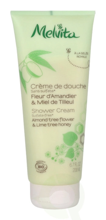 Melvita Shower Cream - Almond Flower&Lime Honey 200 ml in de groep BEAUTY & HEALTH / Huidsverzorging / Lichaamsverzorging / Bad- en douchegels bij TP E-commerce Nordic AB (C75995)