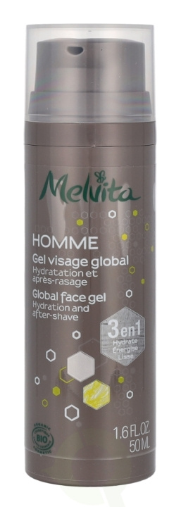 Melvita Homme Global Face Gel 50 ml in de groep BEAUTY & HEALTH / Huidsverzorging / Gezicht / Gezichtscrèmes bij TP E-commerce Nordic AB (C75999)