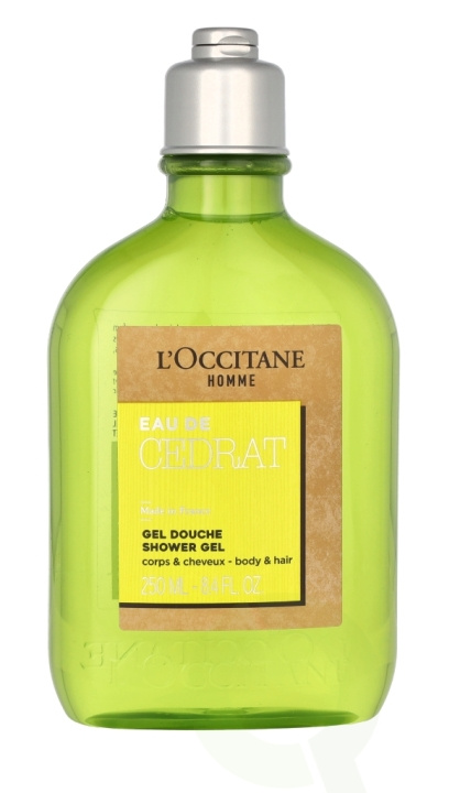 L\'Occitane Homme Eau De Cedrat Shower Gel 250 ml in de groep BEAUTY & HEALTH / Haar & Styling / Haarverzorging / Shampoo bij TP E-commerce Nordic AB (C76025)