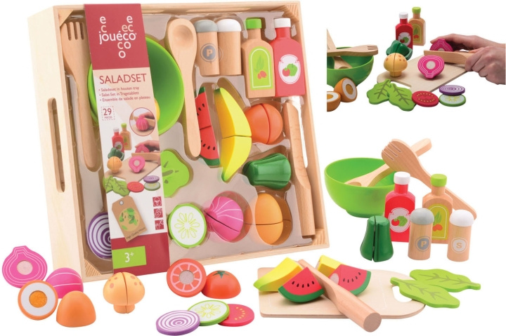 Techwo Joueco - Fruit- en saladepakket in de groep SPEELGOED, KINDER- & BABYPRODUCTEN / Speelgoed / Keukenspeelgoed bij TP E-commerce Nordic AB (C76077)