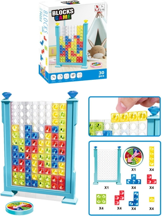 Techwo Blokken Spel Tetris in de groep SPEELGOED, KINDER- & BABYPRODUCTEN / Speelgoed / Bordspellen / Kinderspellen bij TP E-commerce Nordic AB (C76110)