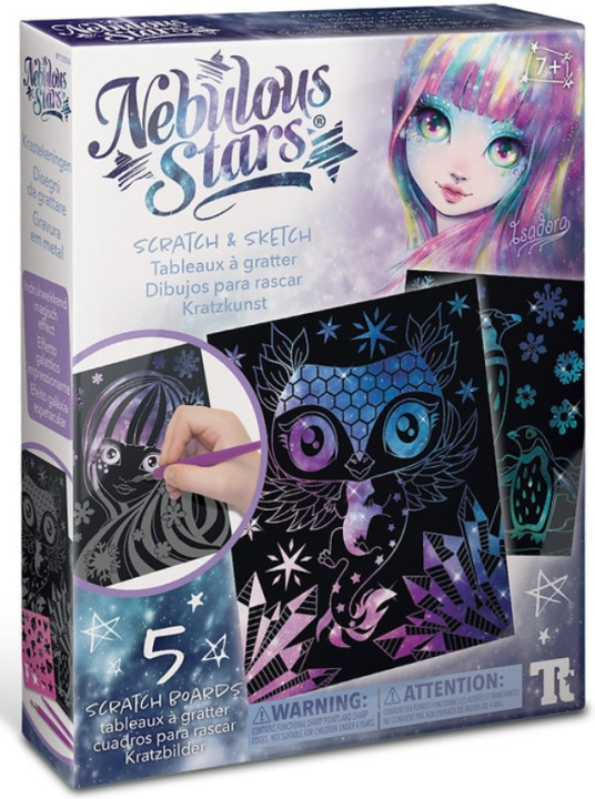 Nebulous Stars Scratch & Sketch kartonset in de groep SPEELGOED, KINDER- & BABYPRODUCTEN / Speelgoed / Ambachten bij TP E-commerce Nordic AB (C76115)