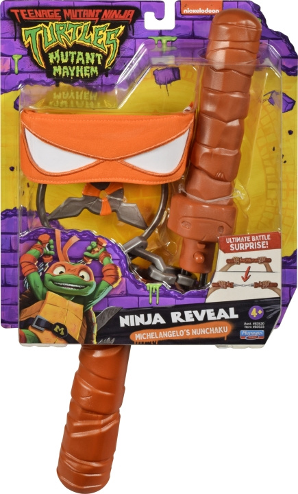 Teenage Mutant Ninja Turtles mutant Mayhem Michelangelo kostuum in de groep SPEELGOED, KINDER- & BABYPRODUCTEN / Speelgoed / Gemaskered kostuums bij TP E-commerce Nordic AB (C76134)