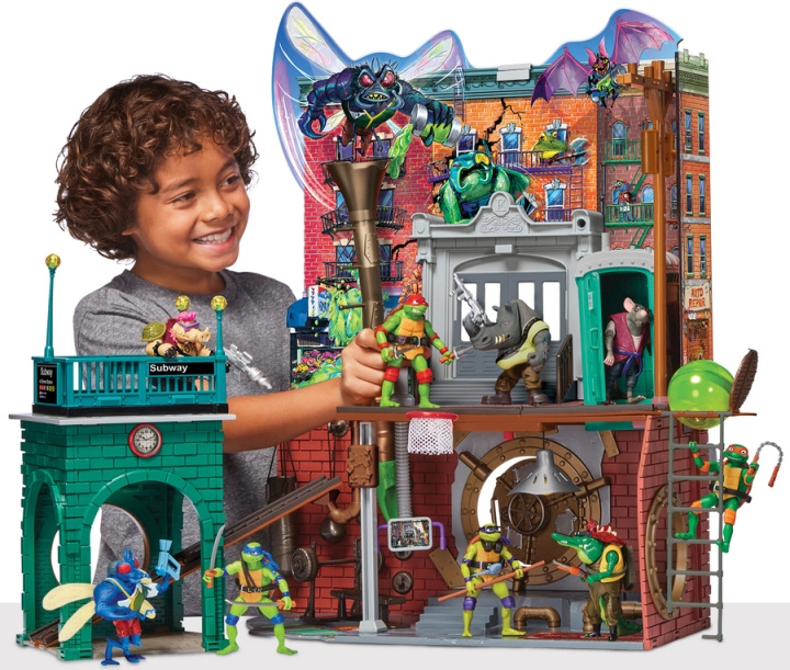 Teenage Mutant Ninja Turtles mayhem - Rioolsilo speelset in de groep SPEELGOED, KINDER- & BABYPRODUCTEN / Speelgoed / Speelgoed bij TP E-commerce Nordic AB (C76136)