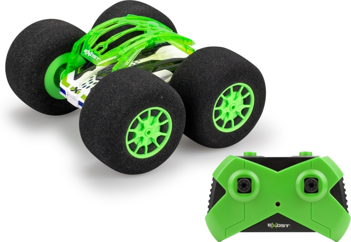 Silverlit Exost 360 Hyper Shockz - op afstand bestuurbare stuntauto in de groep SPEELGOED, KINDER- & BABYPRODUCTEN / Op afstand bestuurbaar / Afstand bestuurbare auto\'s bij TP E-commerce Nordic AB (C76140)