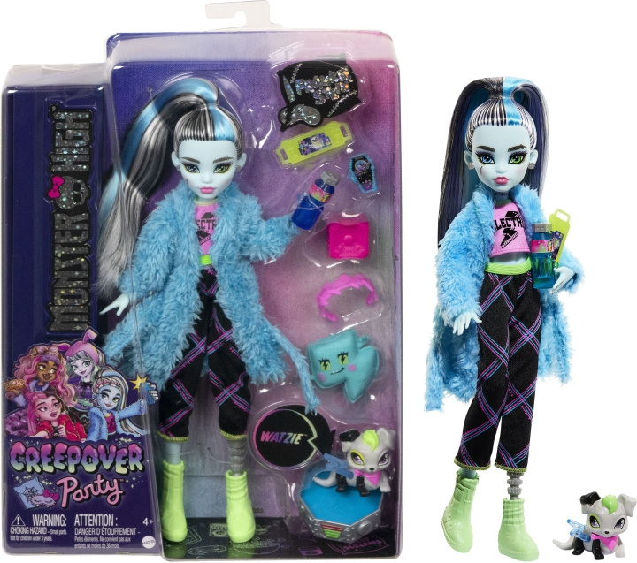 Monster High Sluimerfeestje Frankie - modepop in de groep SPEELGOED, KINDER- & BABYPRODUCTEN / Speelgoed / Docks & Accessoires bij TP E-commerce Nordic AB (C76159)