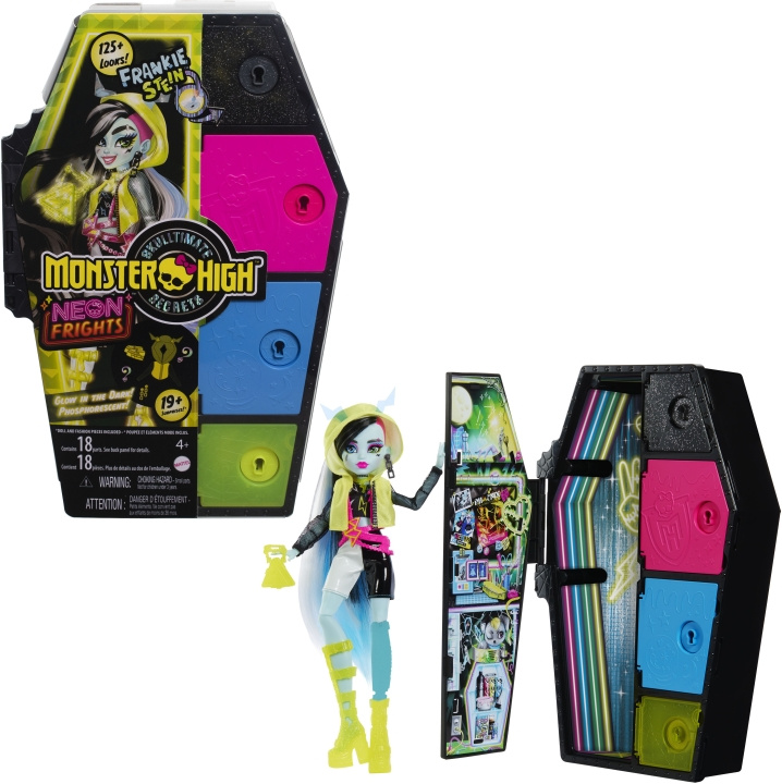 Monster High Skulltimate Secrets: Neon Frights Frankie - modepop in de groep SPEELGOED, KINDER- & BABYPRODUCTEN / Speelgoed / Docks & Accessoires bij TP E-commerce Nordic AB (C76162)