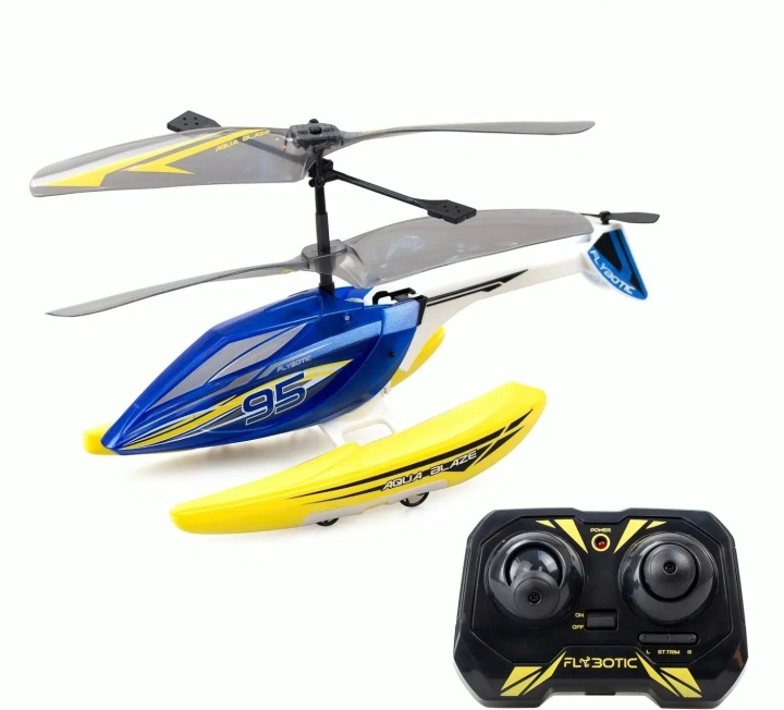 Silverlit Flybotic Aqua Blaze - op afstand bestuurbare helikopter in de groep SPEELGOED, KINDER- & BABYPRODUCTEN / Speelgoed / Speelgoed bij TP E-commerce Nordic AB (C76172)