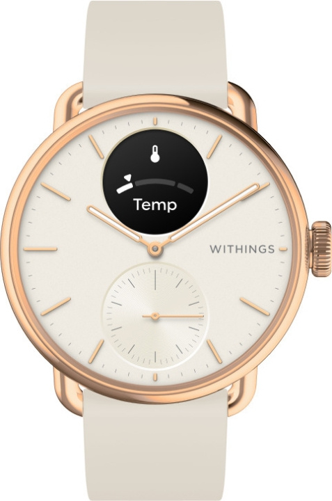 Withings Scanwatch 2 smartwatch, 38 mm, roségoud in de groep SPORT, VRIJE TIJD & HOBBY / Smartwatch & Activiteitsmeters / Smartwatches bij TP E-commerce Nordic AB (C76181)