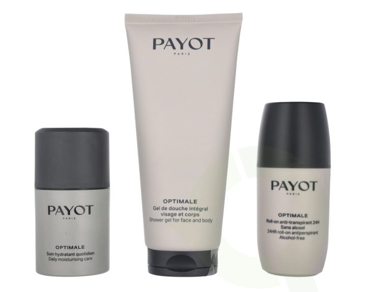 Payot Rituel Optimale Set 325 ml Shower Gel 200ml/Daily Moisturizing Care 50ml/Deo Roll-On 75ml/1x Beuaty Bag in de groep BEAUTY & HEALTH / Cadeausets / Cadeausets voor hem bij TP E-commerce Nordic AB (C76299)