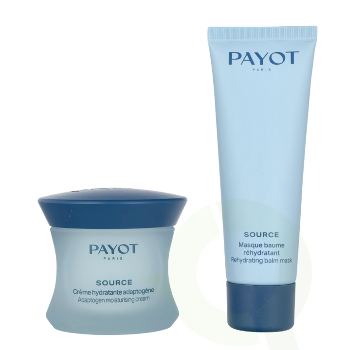 Payot Source Moisturising Ritual Set 100 ml Adaptogen Moisturing Cream 50ml/Baume Rehydratant 50ml in de groep BEAUTY & HEALTH / Cadeausets / Cadeausets voor hem bij TP E-commerce Nordic AB (C76307)