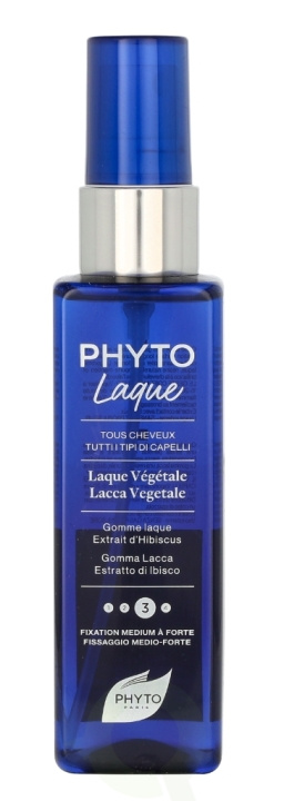 Phyto Phytolaque Blu Botanical Hair Spray 100 ml Medium Hold in de groep BEAUTY & HEALTH / Haar & Styling / Hair styling / Haarlak bij TP E-commerce Nordic AB (C76332)