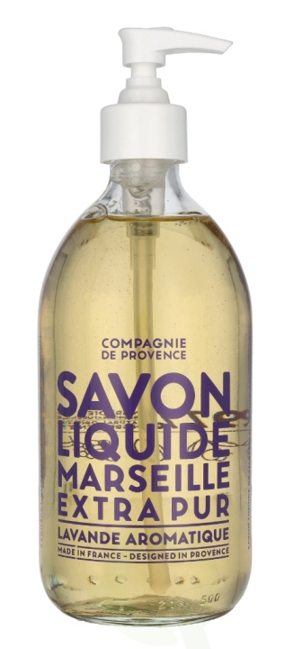 Compagnie De Provence Marseille Liquid Soap 495 ml Aromatic Lavender in de groep BEAUTY & HEALTH / Huidsverzorging / Lichaamsverzorging / Bad- en douchegels bij TP E-commerce Nordic AB (C76353)