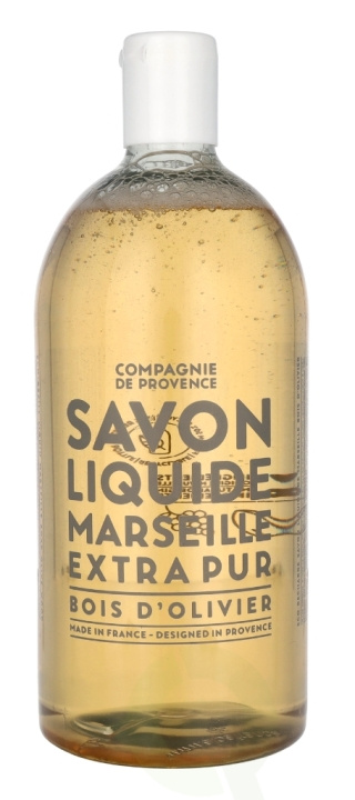 Compagnie De Provence Marseille Liquid Soap Refill 1000 ml Olive Wood in de groep BEAUTY & HEALTH / Huidsverzorging / Lichaamsverzorging / Bad- en douchegels bij TP E-commerce Nordic AB (C76360)