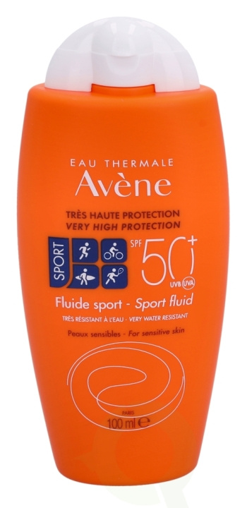 Avene Solaire Sport Fluid SPF50+ 100 ml in de groep BEAUTY & HEALTH / Huidsverzorging / Zonnebank / Zonnebescherming bij TP E-commerce Nordic AB (C76399)