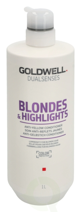 Goldwell Dualsenses Blonde&Highlight Anti-Yellow Conditioner 1000 ml Anti-Yellow in de groep BEAUTY & HEALTH / Haar & Styling / Haarverzorging / Conditioner bij TP E-commerce Nordic AB (C76423)