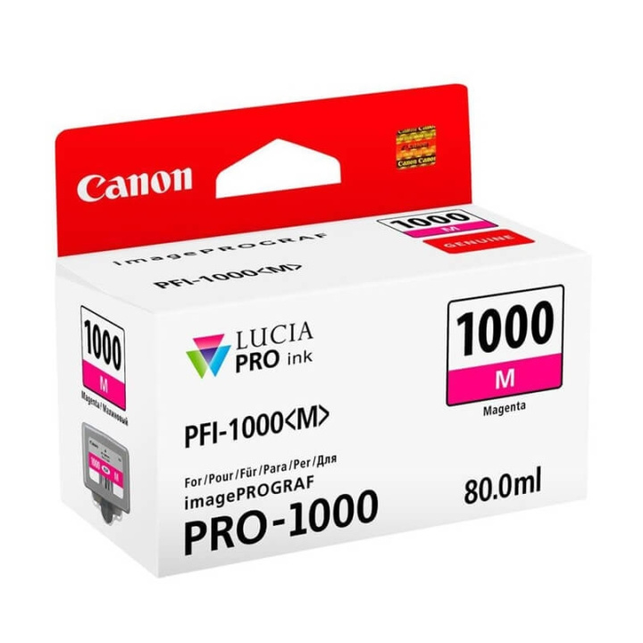 Canon Bläck 0548C001 PFI-1000 Magenta in de groep COMPUTERS & RANDAPPARATUUR / Printers & Accessoires / Inkt & Toner / Inktpatronen / Canon bij TP E-commerce Nordic AB (C76477)