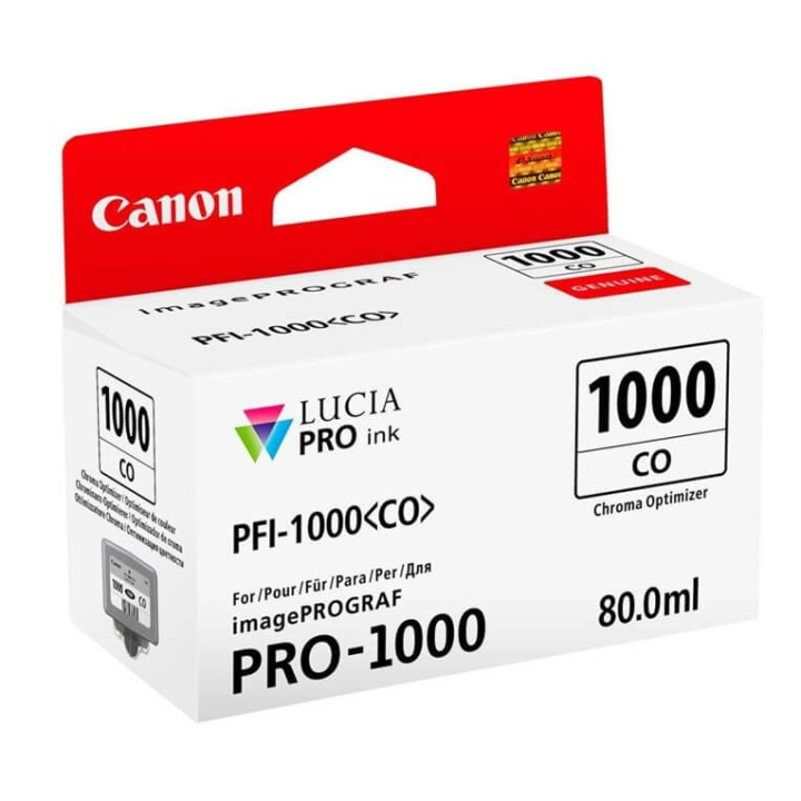 Canon Bläck 0556C001 PFI-1000 Chrome Optimizer in de groep COMPUTERS & RANDAPPARATUUR / Printers & Accessoires / Inkt & Toner / Inktpatronen / Canon bij TP E-commerce Nordic AB (C76485)