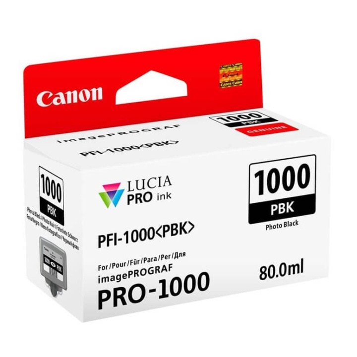 Canon Bläck 0546C001 PFI-1000 Fotosvart in de groep COMPUTERS & RANDAPPARATUUR / Printers & Accessoires / Inkt & Toner / Inktpatronen / Canon bij TP E-commerce Nordic AB (C76490)