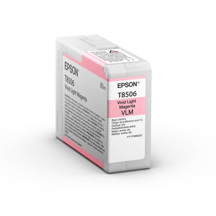 Epson Bläck UltraChrome HD T85060N Vivid Light Magenta 80ml in de groep COMPUTERS & RANDAPPARATUUR / Printers & Accessoires / Inkt & Toner / Inktpatronen / Epson bij TP E-commerce Nordic AB (C76541)