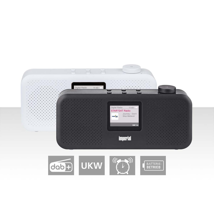 imperial DABMAN 16 DAB+ / FM Stereo Radio Zwart in de groep HOME ELECTRONICS / Audio & Beeld / Thuisbioscoop, Hifi en Draagbaar / Radio & Wekkers / Draadloze audiozender bij TP E-commerce Nordic AB (C76560)