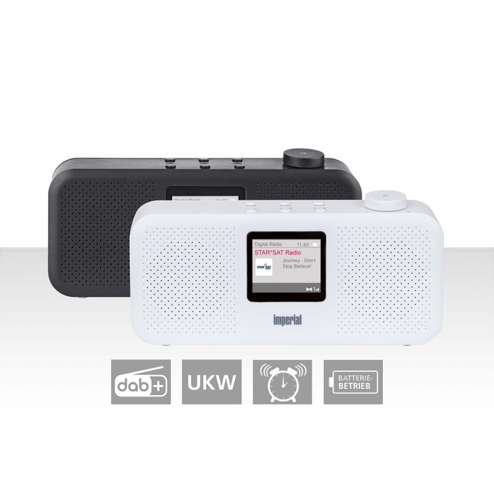 imperial DABMAN 16 DAB+ / FM Stereo Radio Wit in de groep HOME ELECTRONICS / Audio & Beeld / Thuisbioscoop, Hifi en Draagbaar / Radio & Wekkers / Draadloze audiozender bij TP E-commerce Nordic AB (C76561)