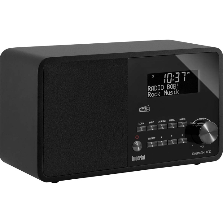 imperial DABMAN 100 DAB+ / FM-radio Zwart in de groep HOME ELECTRONICS / Audio & Beeld / Thuisbioscoop, Hifi en Draagbaar / Radio & Wekkers / Draadloze audiozender bij TP E-commerce Nordic AB (C76563)