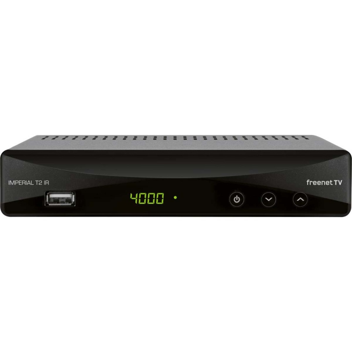 imperial T2 IR DVB-T2 ontvanger met geïntegreerd IRDETO decoderingssysteem (incl. 3 maanden Freenet TV) Zwart in de groep HOME ELECTRONICS / Audio & Beeld / TV & Accessoires / Antennes & Accessoires bij TP E-commerce Nordic AB (C76580)