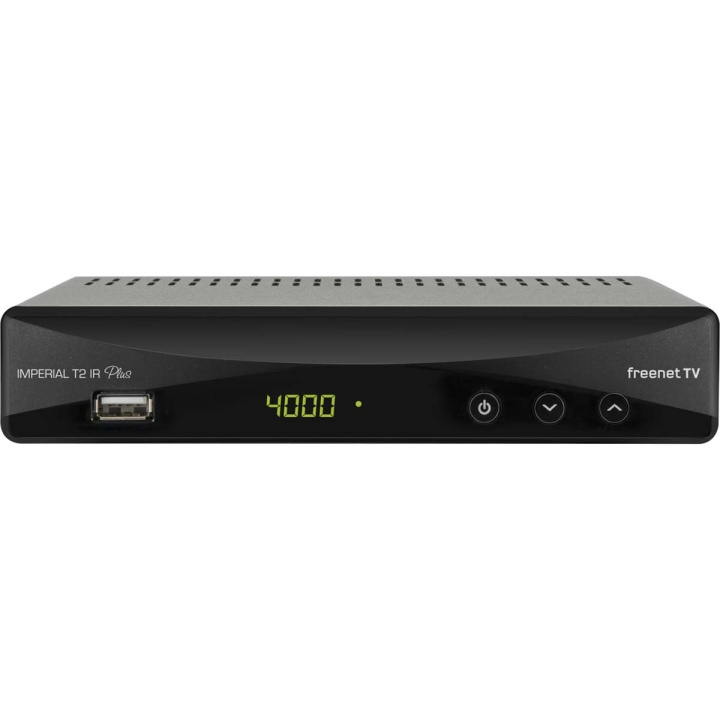 imperial T2 IR Plus DVB-T2 ontvanger met geïntegreerd Freenet TV decoderingssysteem (Incl. 3 maanden Freenet TV) Zwart in de groep HOME ELECTRONICS / Audio & Beeld / TV & Accessoires / Terrestrisch/Boxer bij TP E-commerce Nordic AB (C76581)