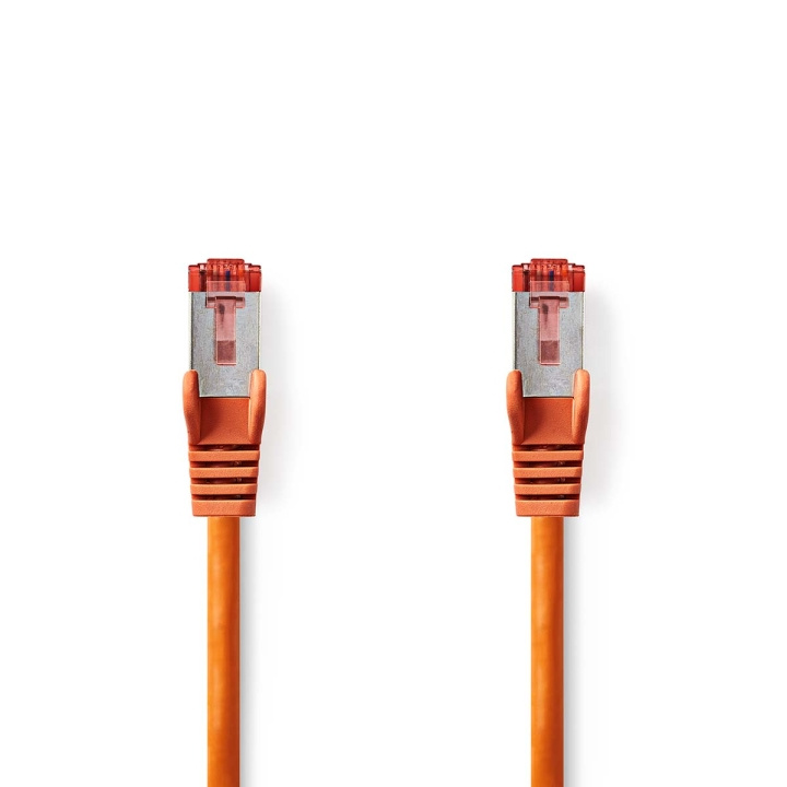 Nedis CAT6 Netwerkkabel | RJ45 Male | RJ45 Male | S/FTP | 0.25 m | Rond | LSZH | Oranje | Label in de groep COMPUTERS & RANDAPPARATUUR / Computerkabels / Netwerkkabels / Cat6 bij TP E-commerce Nordic AB (C76585)