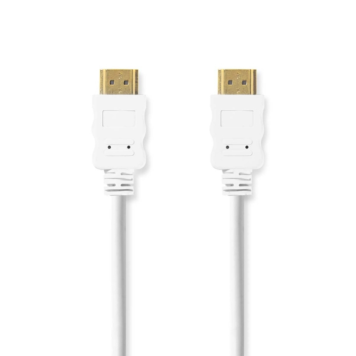 Nedis High Speed ​​HDMI™-Kabel met Ethernet | HDMI™ Connector | HDMI™ Connector | 4K@60Hz | ARC | 18 Gbps | 2.00 m | Rond | PVC | Wit | Label in de groep HOME ELECTRONICS / Kabels & Adapters / HDMI / Kabels bij TP E-commerce Nordic AB (C76749)