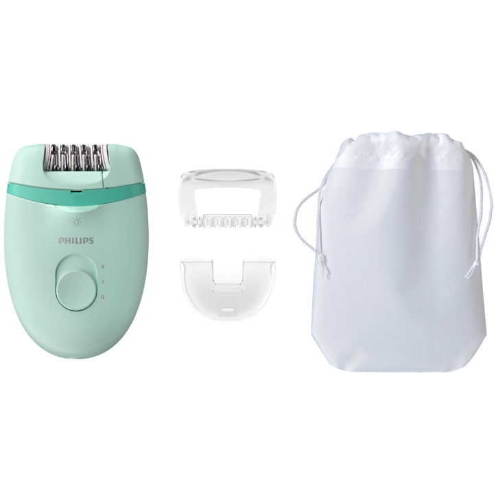 Philips Epilator Satinelle Essential med sladd BRE265 in de groep BEAUTY & HEALTH / Haar & Styling / Ontharing / Epliators bij TP E-commerce Nordic AB (C76753)