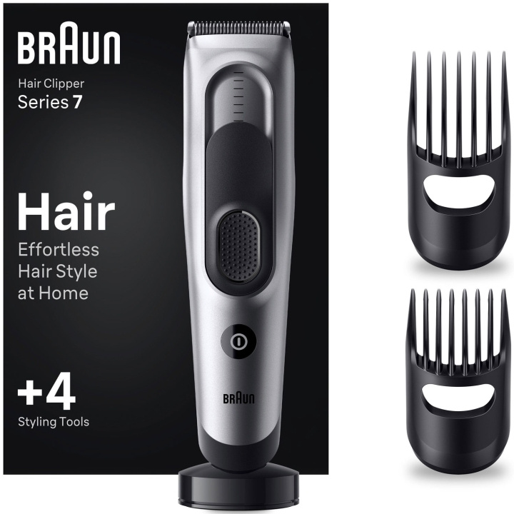 Braun Hårklippare med laddningsställ HC7390 in de groep BEAUTY & HEALTH / Haar & Styling / Scheren & Trimmen / Haartrimmers bij TP E-commerce Nordic AB (C76771)