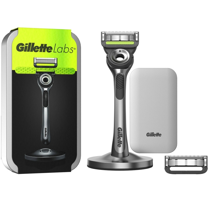 Gillette Rakhyvel Labs magnetiskt ställ & resefodral 2st in de groep BEAUTY & HEALTH / Haar & Styling / Scheren & Trimmen / Scheermessen & Accessoires bij TP E-commerce Nordic AB (C76783)