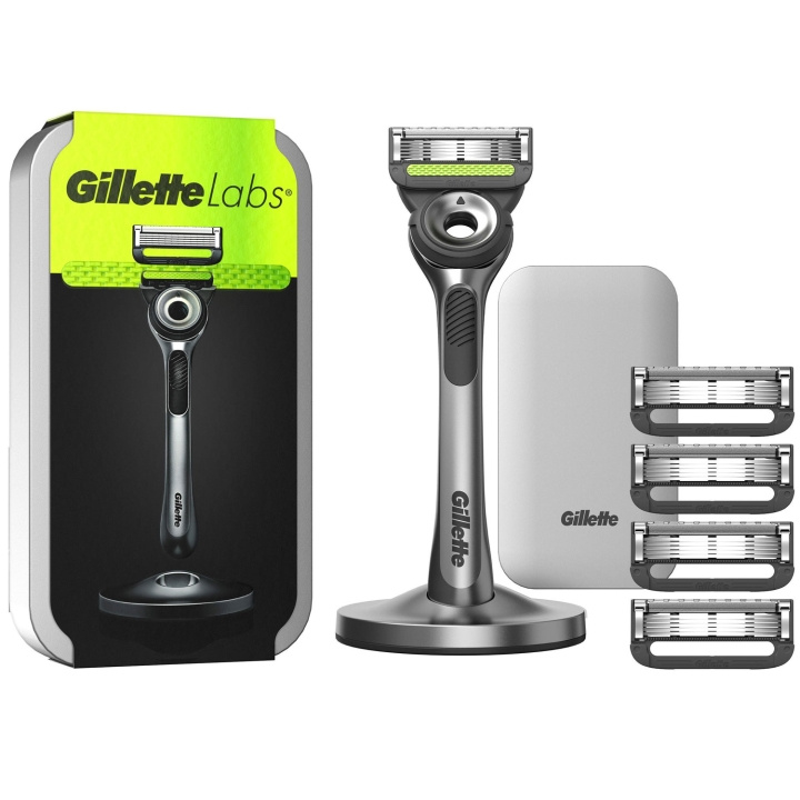 Gillette Rakhyvel Labs magnetiskt ställ & resefodral 5st in de groep BEAUTY & HEALTH / Haar & Styling / Scheren & Trimmen / Scheermessen & Accessoires bij TP E-commerce Nordic AB (C76784)