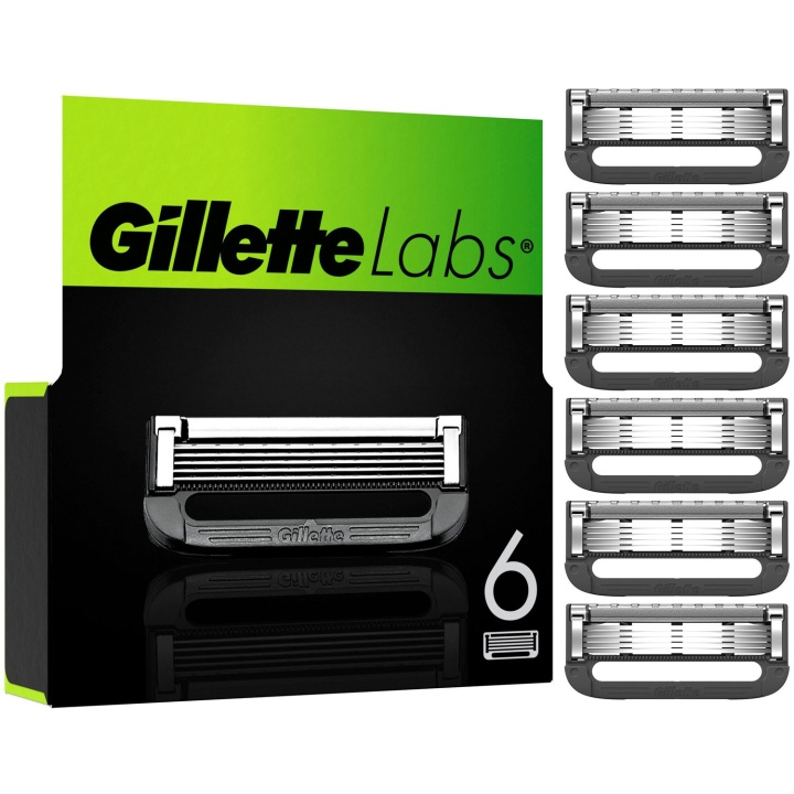 Gillette Rakblad Labs 6st in de groep BEAUTY & HEALTH / Haar & Styling / Scheren & Trimmen / Scheermessen & Accessoires bij TP E-commerce Nordic AB (C76785)