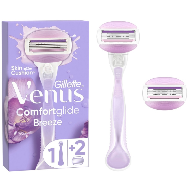 Gillette Rakhyvel Venus Comfortglide Breeze 2st rakblad in de groep BEAUTY & HEALTH / Haar & Styling / Scheren & Trimmen / Scheermessen & Accessoires bij TP E-commerce Nordic AB (C76787)