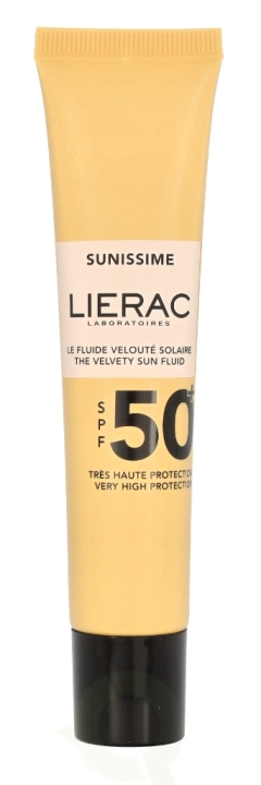 Lierac Paris Lierac Sunissime The Velvety Sun Fluid SPF50+ 40 ml in de groep BEAUTY & HEALTH / Huidsverzorging / Zonnebank / Zonnebescherming bij TP E-commerce Nordic AB (C76857)