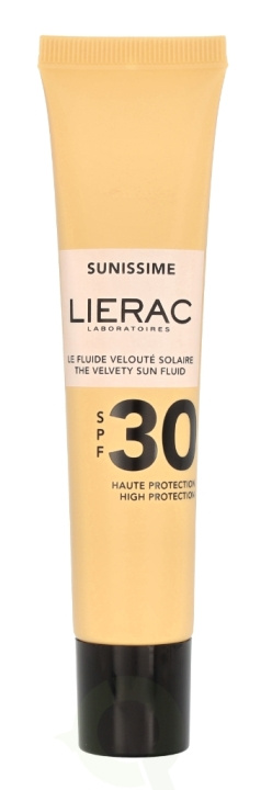 Lierac Paris Lierac Sunissime The Velvety Sun Fluid SPF30 40 ml in de groep BEAUTY & HEALTH / Huidsverzorging / Zonnebank / Zonnebescherming bij TP E-commerce Nordic AB (C76858)