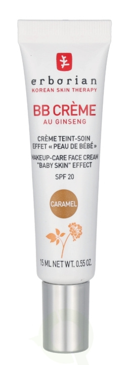 Erborian BB Cream Au Ginseng 5-In-1 Baby Skin Effect SPF20 15 ml Caramel in de groep BEAUTY & HEALTH / Huidsverzorging / Gezicht / Gezichtscrèmes bij TP E-commerce Nordic AB (C76916)