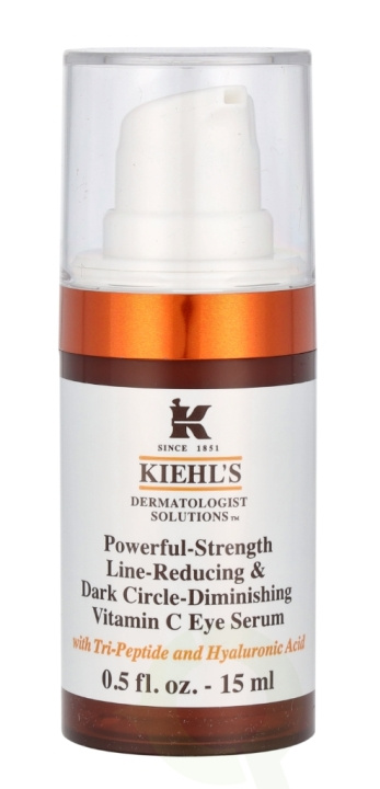 Kiehl\'s D.S. Powerful-Strenght Vitamin C Eye Serum 15 ml Line-Reducing & Dark Circle-Diminishing in de groep BEAUTY & HEALTH / Huidsverzorging / Gezicht / Huidserum bij TP E-commerce Nordic AB (C77012)