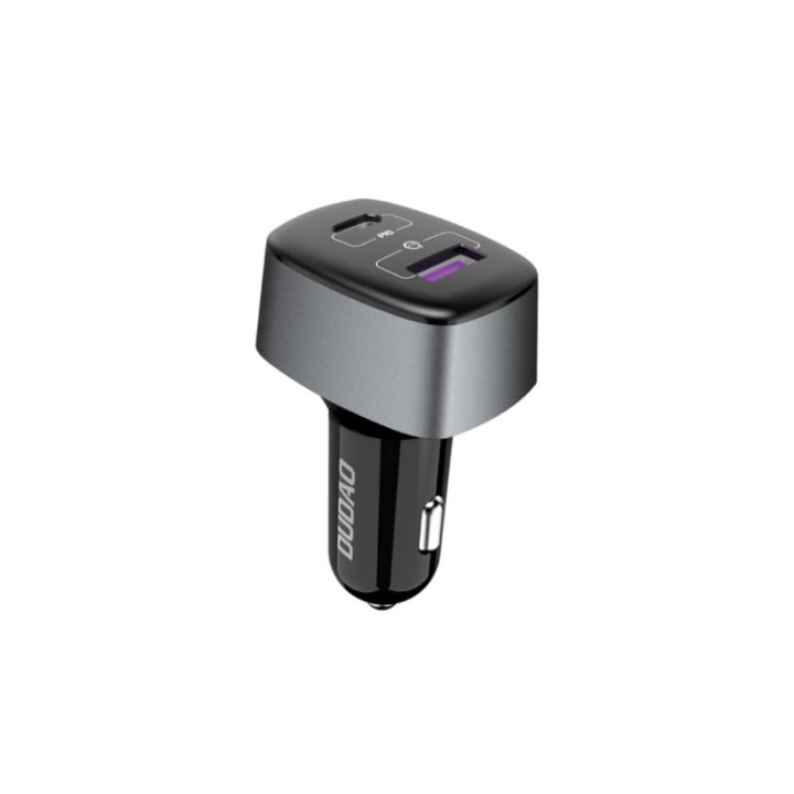 Dudao R7XS Car Charger 83Watt 1xUSB-C + 1xUSB-A in de groep SMARTPHONE & TABLETS / Opladers & Kabels / Autoladers / Autoladers USB bij TP E-commerce Nordic AB (C77137)