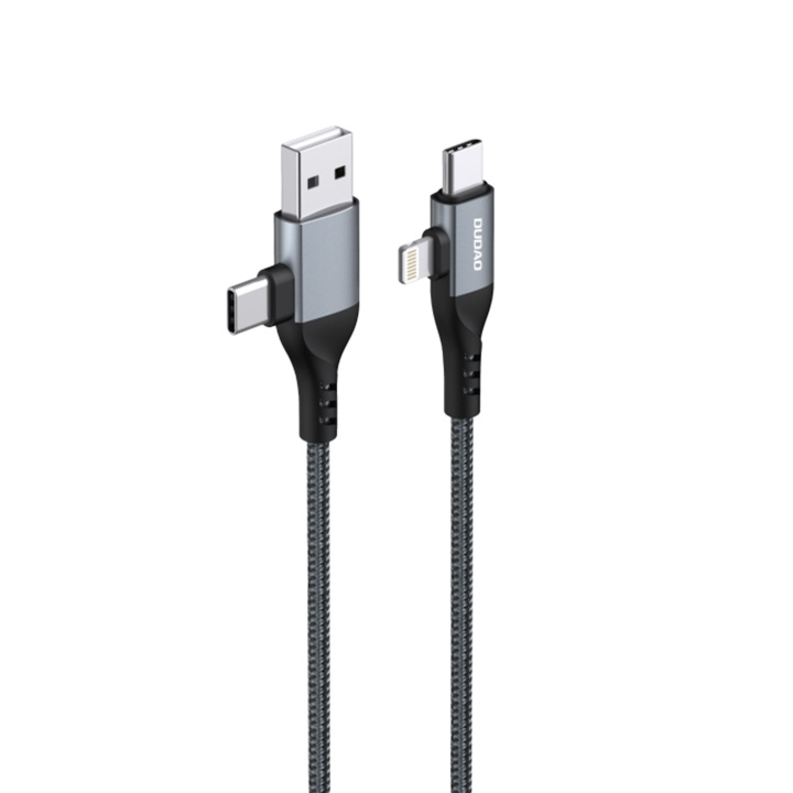 Dudao L20PRO 4-in-1 fast Charging Cable in de groep COMPUTERS & RANDAPPARATUUR / Computerkabels / USB / USB-C bij TP E-commerce Nordic AB (C77140)