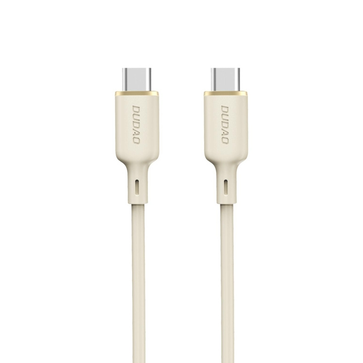 Dudao L7SCC USB-C to USB-C cable 100W 1m White in de groep COMPUTERS & RANDAPPARATUUR / Computerkabels / USB / USB-C bij TP E-commerce Nordic AB (C77154)