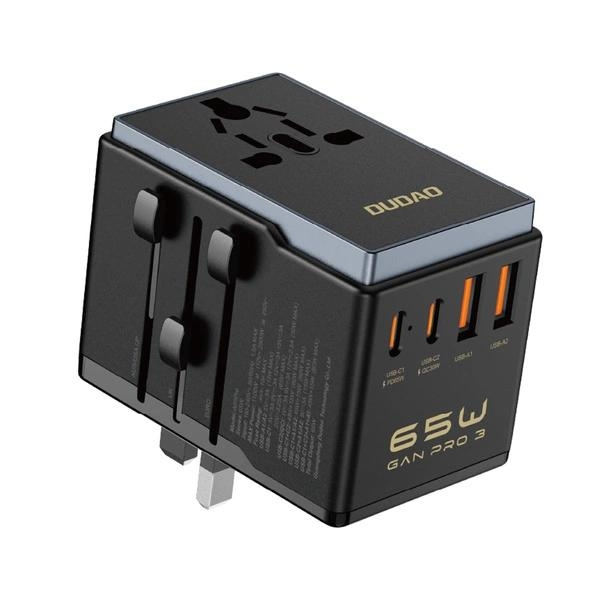 Dudao A65Pro Universal Travel Adapter BlackDudao A65Pro Universal Travel Adapter Black in de groep HUISHOUDEN & TUIN / Elektriciteit & Verlichting / Reisadapters bij TP E-commerce Nordic AB (C77169)