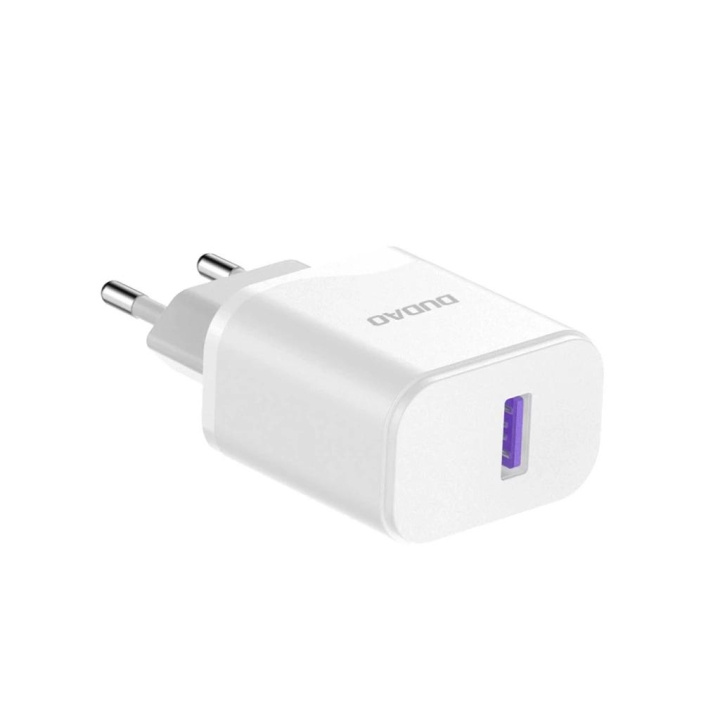 Dudao A20EU Adapter 18Watt 1xUSB-A in de groep SMARTPHONE & TABLETS / Opladers & Kabels / Wandoplader / Wandoplader USB bij TP E-commerce Nordic AB (C77170)