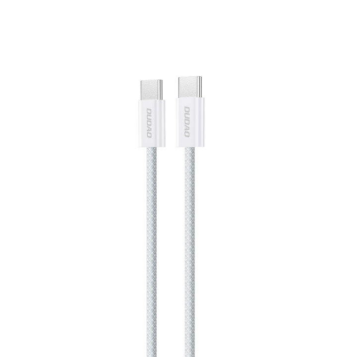 Dudao L6C USB-C to USB-C 60W PD 2m white in de groep COMPUTERS & RANDAPPARATUUR / Computerkabels / USB / USB-C bij TP E-commerce Nordic AB (C77173)