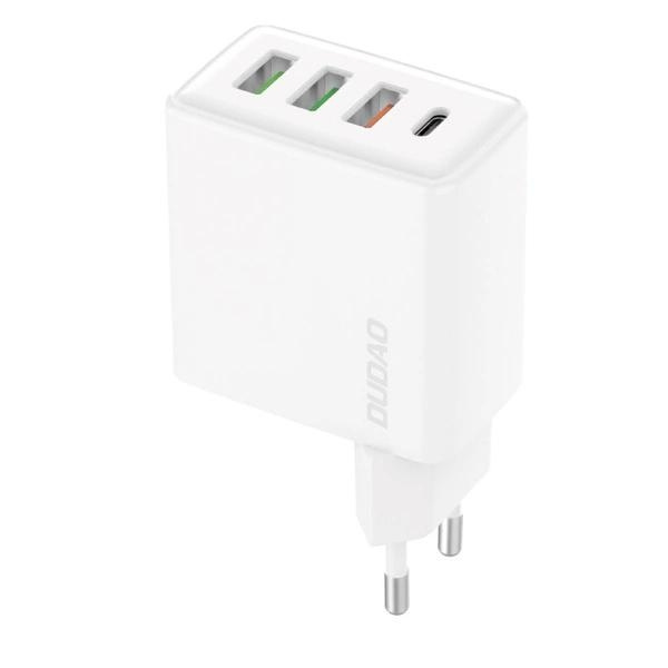 Dudao A5HEU Adapter 20Watt 1xUSB-C + 3xUSB-A in de groep SMARTPHONE & TABLETS / Opladers & Kabels / Wandoplader / Wandoplader USB bij TP E-commerce Nordic AB (C77180)